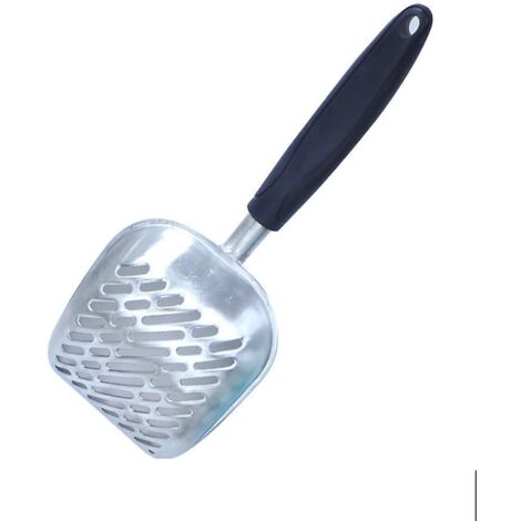 pelle  Litire, Noir 1 Pice Pelle  Litire En Mtal Robuste En Aluminium Pour Animaux De Compagnie (1/5)