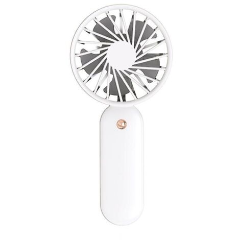 blanc Mini Ventilateur Portable Usb Rechargeable Ultra Petit Ventilateur Main Avec Taille De Poche (1/5)
