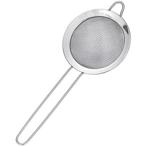 tamis De Filtre Farine Paissi En Acier Inoxydable 24 8.4cm Outil De Cuisson De Cuisine Tamis Farine Main (1/5)