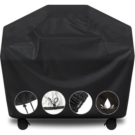 housse De Gril En Tissu Oxford (145 X 61 X 117 Cm), Housse De Gril Gaz, Bche De Protection Durable Pour Gril Oxford, Protection Uv, Impermable Et (1/5)