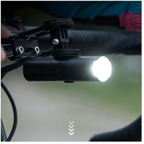 un Morceau De Lumire De Bicyclette De Route De Montagne Noire Phare D'quitation La Tte De Lampe Standard Allemande Peut Tre Tourne Et Hisse Avec U (1/5)