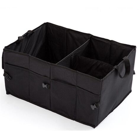 coffre Pliant 560390265mm, Sac De Coffre Pliable Noir, Sac Provisions, Sac De Rangement De Coffre, Voiture, Panier Pliable, Sac De Coffre, Bote (1/5)