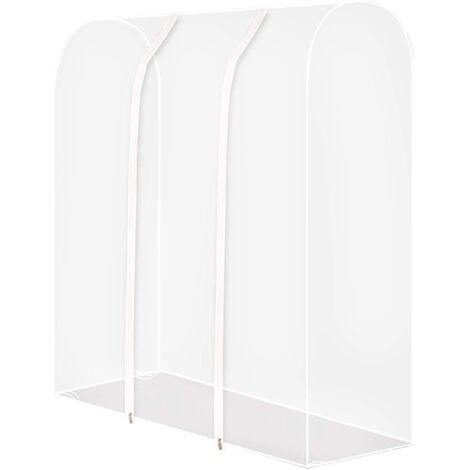 couverture De Support De Vtement Housse Porte Vtements Anti-poussire Housses De Protection Transparentes Pour Chemise Costumes Manteaux Clothes Co (1/5)