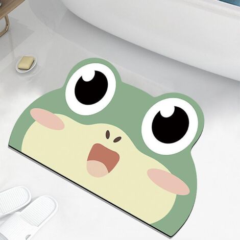 tapis De Sol Super Absorbant A Frog, Tapis De Bain Super Absorbant 40  60 Cm, Tapis De Bain En Microfibre Sanou, Tapis De Douche, Tapis De Bain Im (1/5)