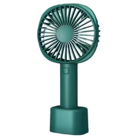ventilateur Portable, (vert Encre) Mini Ventilateur Usb Silencieux, Rechargeable 2000mah Batterie, Ventilateur Main 3 Vitesse Rglable Pour Campin (1/5)