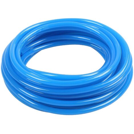 Tuyau pour Compresseur d'Air en Polyuréthane PU 7m, 6x4mm Bleu Royal Robuste (1/5)