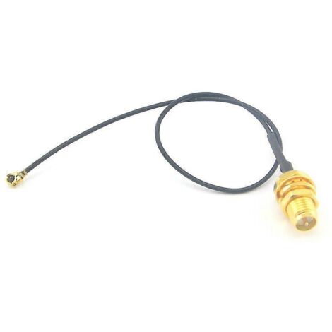 Câble Antenne WiFi U.FL vers RP-SMA Mini PCI - Lot de 2 Pièces (1/4)