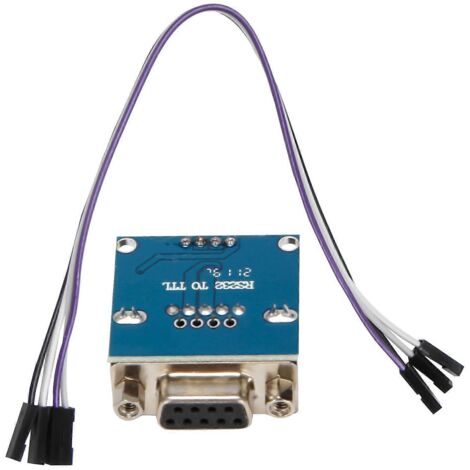 Module de conversion RS232 vers TTL MAX3232 avec connecteur DB9 et 4 câbles (1/5)