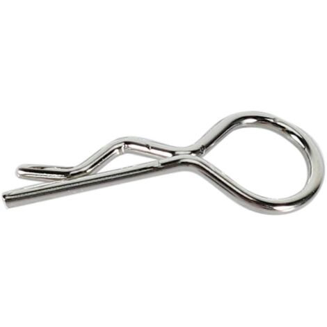 50 pièces attaches en acier inoxydable pour carrosserie de voiture RC 1/10, capots et épingles de fixation (1/5)