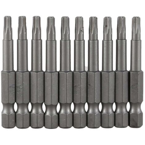 Embouts de tournevis magnétiques T20 6,3mm, jeu de 10 avec douille hexagonale 4mm (1/5)