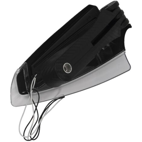 Protecteur de guidon moto avec éclairage LED et poignées chauffantes (1/5)