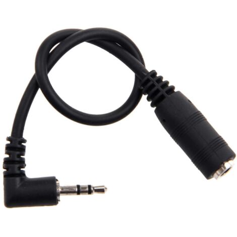 Adaptateur Jack Audio Stéréo 2.5mm Mâle vers 3.5mm Femelle - Convertisseur de Prise Casque (1/3)