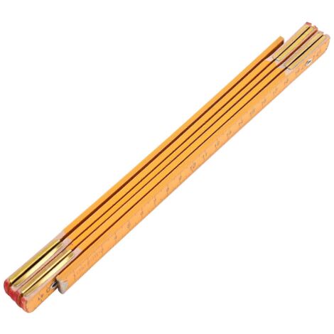 Règle pliante en bois pour charpentier 100 cm portable (1/5)