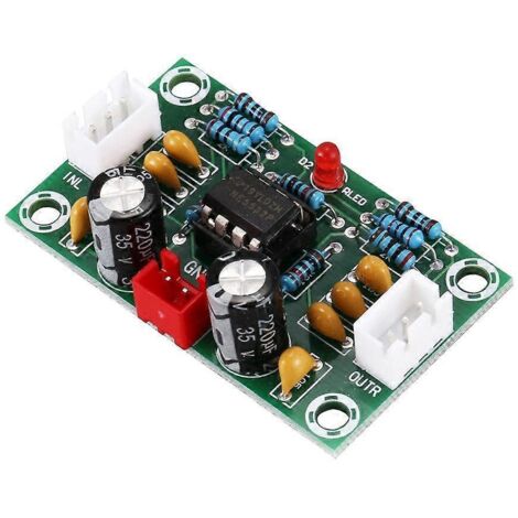 Module Préampli Double Canal NE5532 - Carte Amplificatrice 5x Gain Haute Fidélité (1/5)