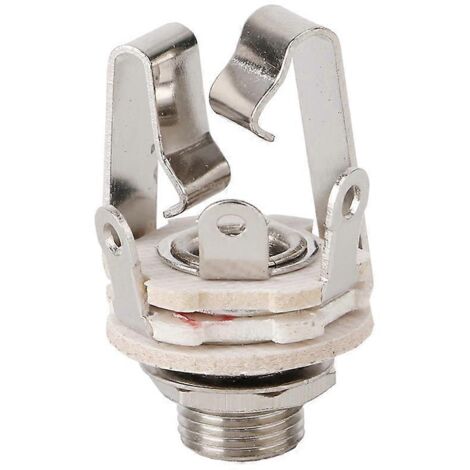 Connecteur Audio Double Canal avec Interrupteur 6.5 Femelle pour Guitare (1/5)