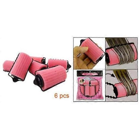 6 Éponges Rouleaux Crépus Pour Cheveux - Kit Soin Coiffure Femme Enfant (1/5)