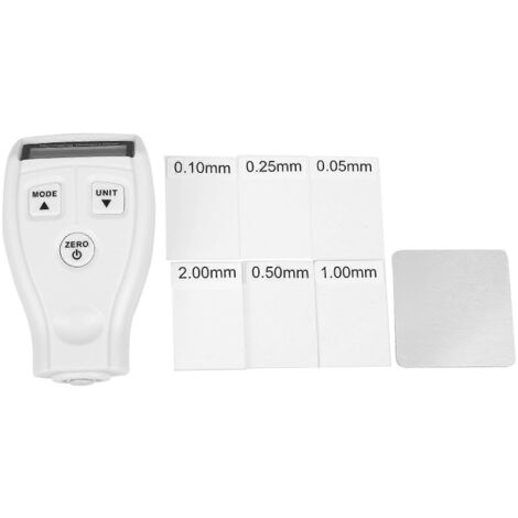 Testeur d'épaisseur de peinture GM200 pour carrosserie automobile (Blanc) – Appareil de mesure de revêtement (1/5)