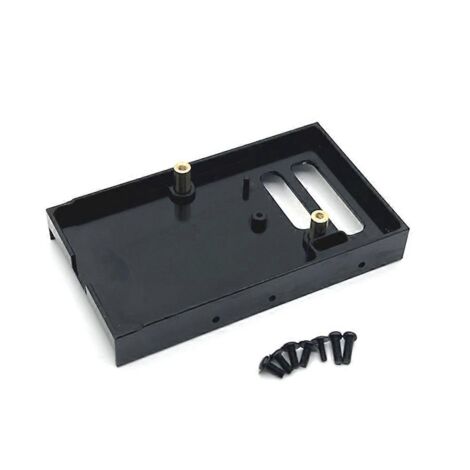 Kit de fixation de siège noir pour carte de circuit imprimé du compartiment avant de voiture RC (1/5)