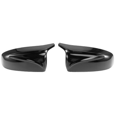 2 panneaux latéraux de rétroviseur pour BMW X5 E70 X6 E71 - Noir brillant (1/5)
