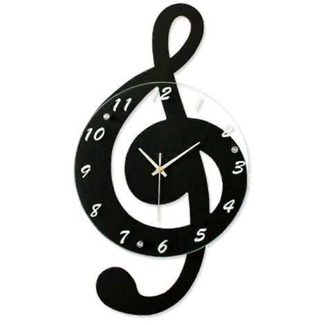 Horloge musicale pour salon, horloge murale décorative pour la maison --- (1/5)