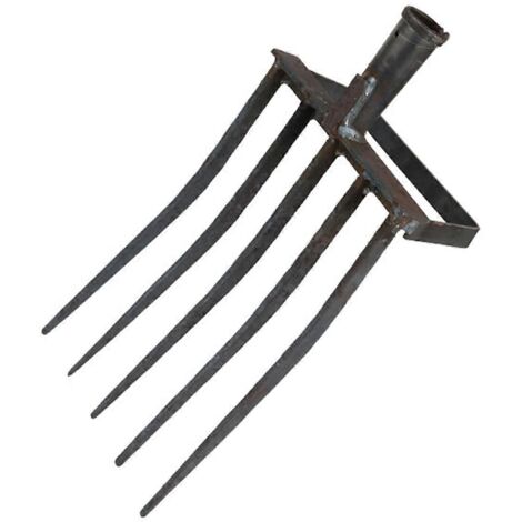 Fourche de jardinage, grande fourche en métal, outil de jardinage -- (1/5)