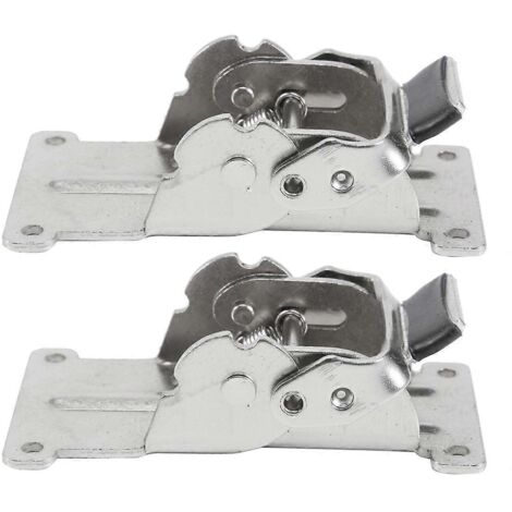 2 pièces Pieds de table pliables à charnière autobloquante 0-90-180 degrés-- (1/5)