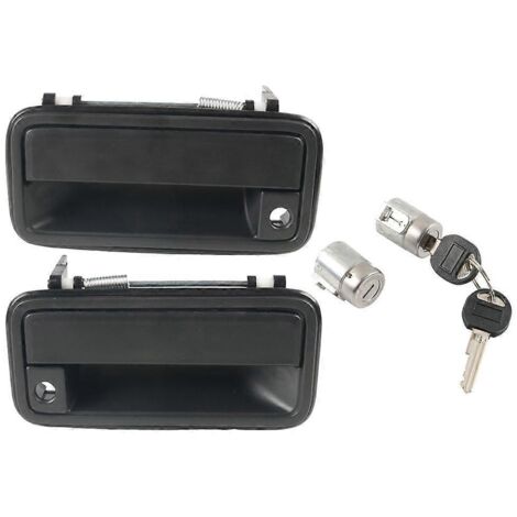 Poignées de porte extérieures avec clés de cylindre de serrure pour Chevrolet Suburban-- (1/5)