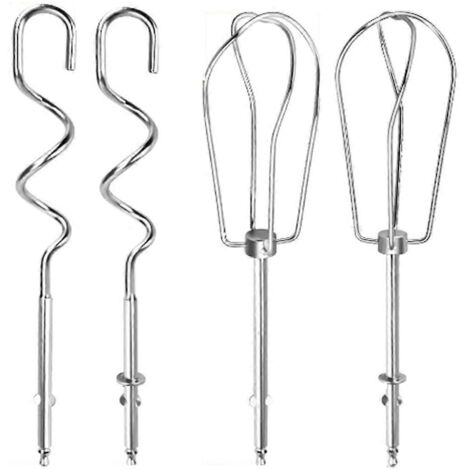 Ensemble de 4 accessoires pour batteur à main Cuisinart, fouets pour batteur à main - Argenté (1/5)