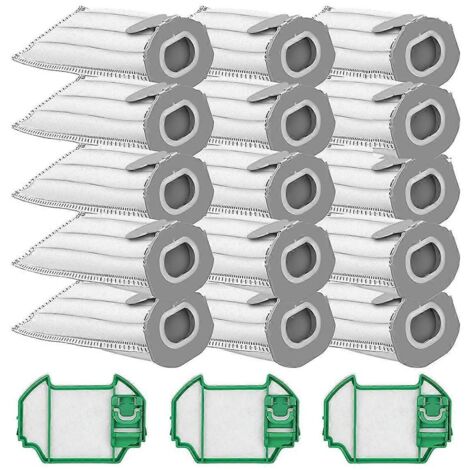 Lot de 15 sacs pour aspirateur Vorwerks Kobold VK7, pour-- (1/5)
