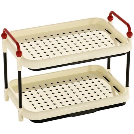 Porte-tasses de bureau avec égouttoir, plateau porte-tasses pour la maison --- (1/5)