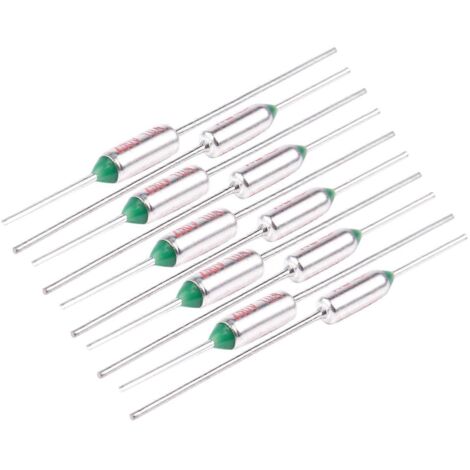 Lot de 10 fusibles thermiques 250 V 10 A TF 120 °C (1/5)