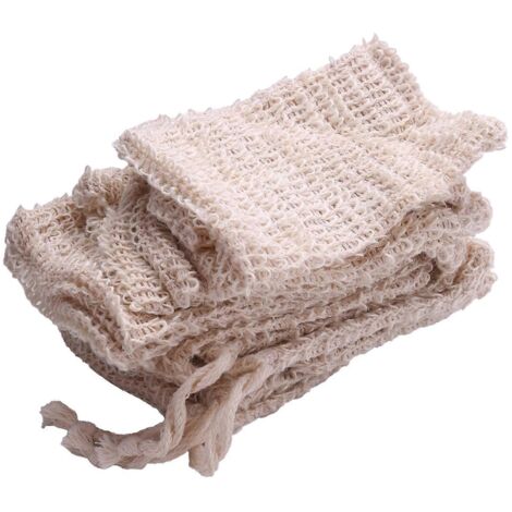 15 sachets de savon exfoliant naturel au lin -- (1/5)