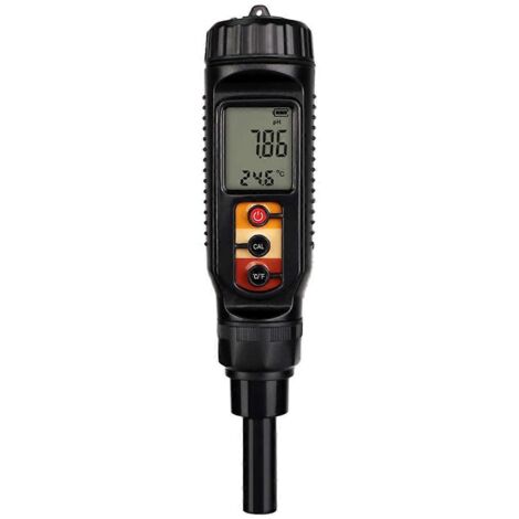 pH-mètre numérique alimentaire 0,00-14,00 Sonde plate haute précision ATC--