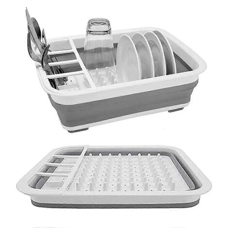 Égouttoir de cuisine pliable pour ranger la vaisselle, les bols et les baguettes. (1/5)