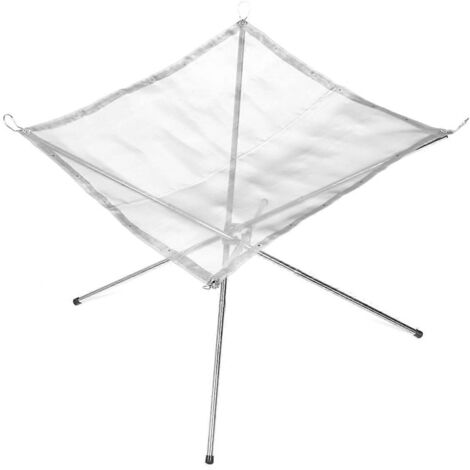Support métallique portable pour foyer extérieur, grand format (1/5)