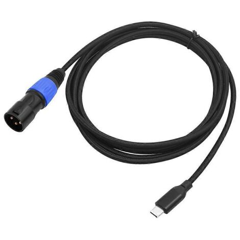 Câble USB-C vers XLR 3 broches TYPE-C mâle pour amplificateur 300 cm (1/5)