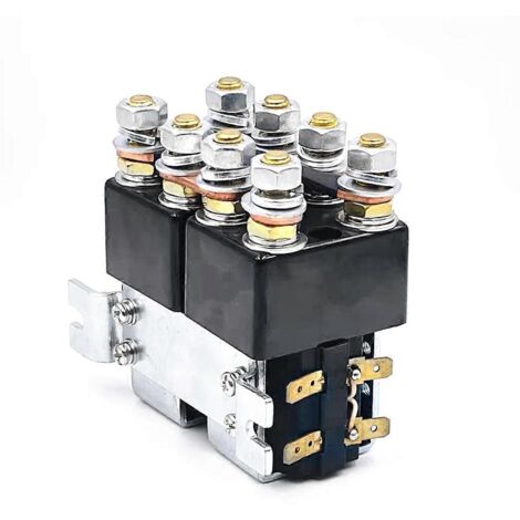 Contacteur 24 V CC pour moteur de chariot élévateur, chariot élévateur électrique, grappin - Noir (1/5)