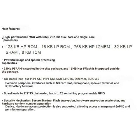 Kit carte de développement ESP32-P4-NANO + module PoE + caméra + haut-parleur (1/5)