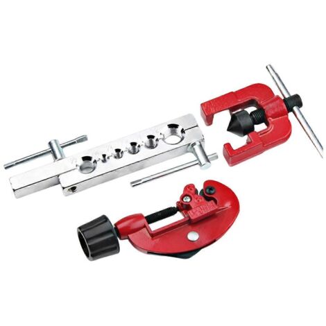 Kit d'outils de coupe et d'évasement de tubes - Outil de coupe et d'alésage pour tubes (1/5)