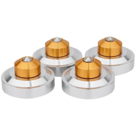 Pieds de support isolants en aluminium avec amortisseur pour amplificateur audio Hi-Fi (1/5)