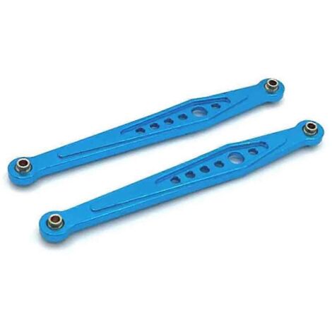 Kit de biellettes de direction arrière fixes pour voiture RC 1/12 Bleu-- (1/5)