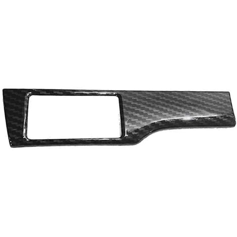 Cache-bouton de phare style ABS imitation fibre de carbone -- (1/5)