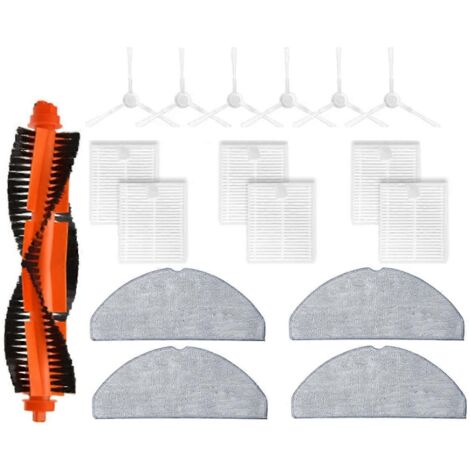 Filtre de brosse principale et chiffon de nettoyage pour aspirateur robot E10 E12 B112-- (1/5)