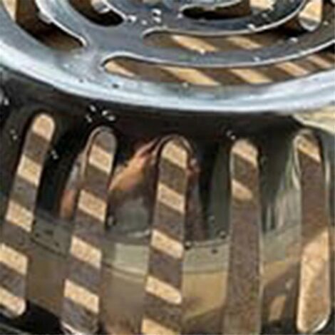 Grille anti-obstruction pour caniveaux de toit et de sol en acier inoxydable, C-- (1/5)