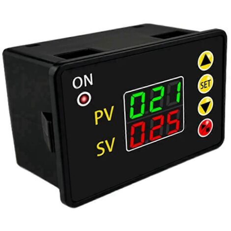 Relais temporisé numérique 0-999 s/min/heure 24 V CC 480 W (1/5)