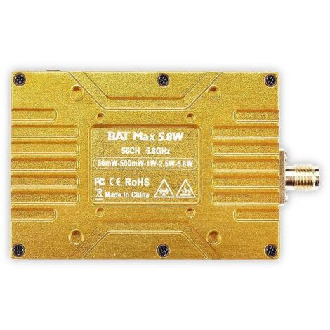 Émetteur vidéo et audio 64 canaux 4,9 GHz, 5,8 GHz, 6 GHz et 5,8 W (1/5)