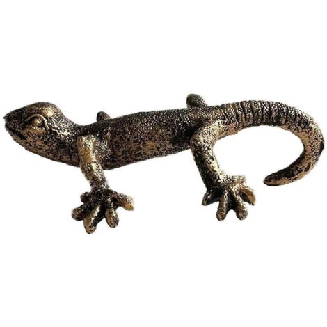 Pot décoratif suspendu Janshore en forme de gecko bronze - (1/5)