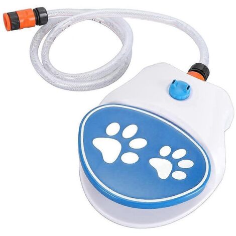 Fontaine à eau pour animaux de compagnie avec arroseur à pédale -- (1/5)