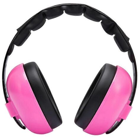 Casque antibruit pour bébé avec protection auditive rose-- (1/5)