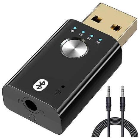 Émetteur-récepteur Bluetooth 5.1 USB 4 en 1 (1/5)